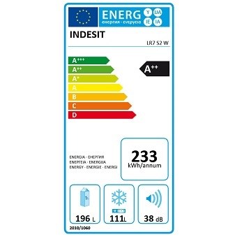 INDESIT LR7 S2 W spotřeba energie
